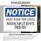 Signmission Hvac Roof Top Units Main Shutoffs Inside, 5 in W x Rectangle, Vinyl Decal OS-2PACK-NS-D-35-L-13561 - alternate 5
